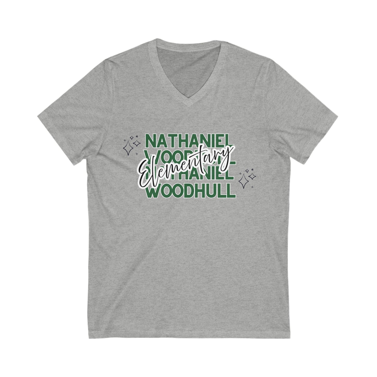 Woodhull Elementary School V-Neck Tee - Every Child Matters