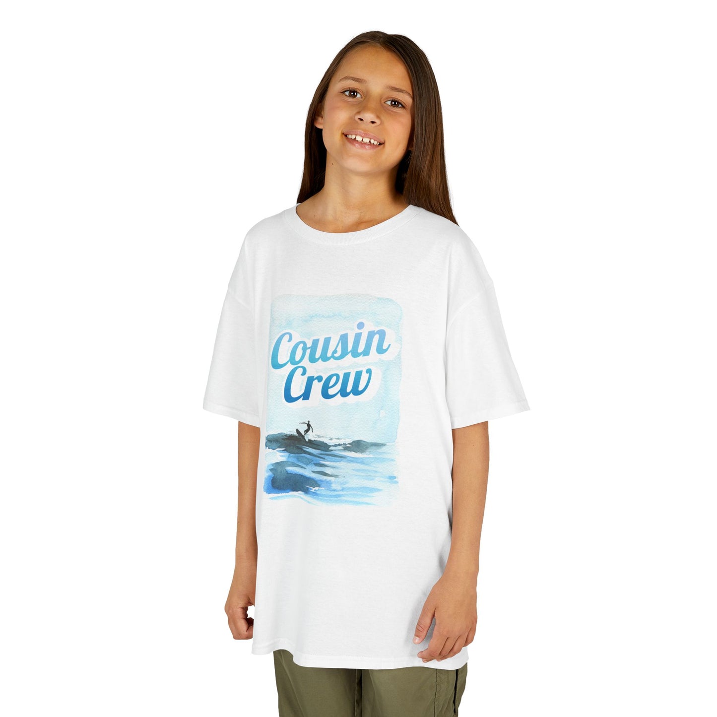 Cool Cousin Crew Kids Tee - Summer Fun, Family Gatherings, Beach Days, Mini Collection
