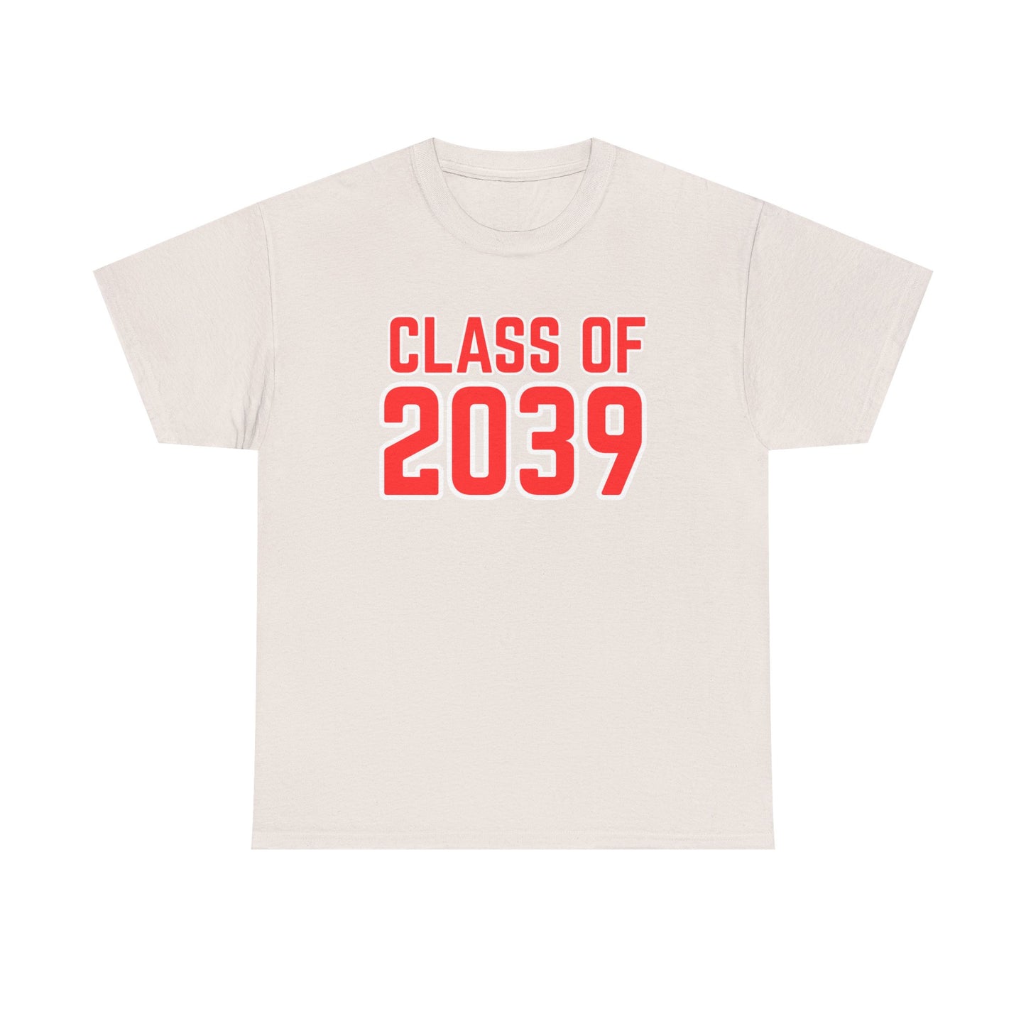 Class of 2039 Unisex Heavy Cotton Tee- Back to School- Grow With Me