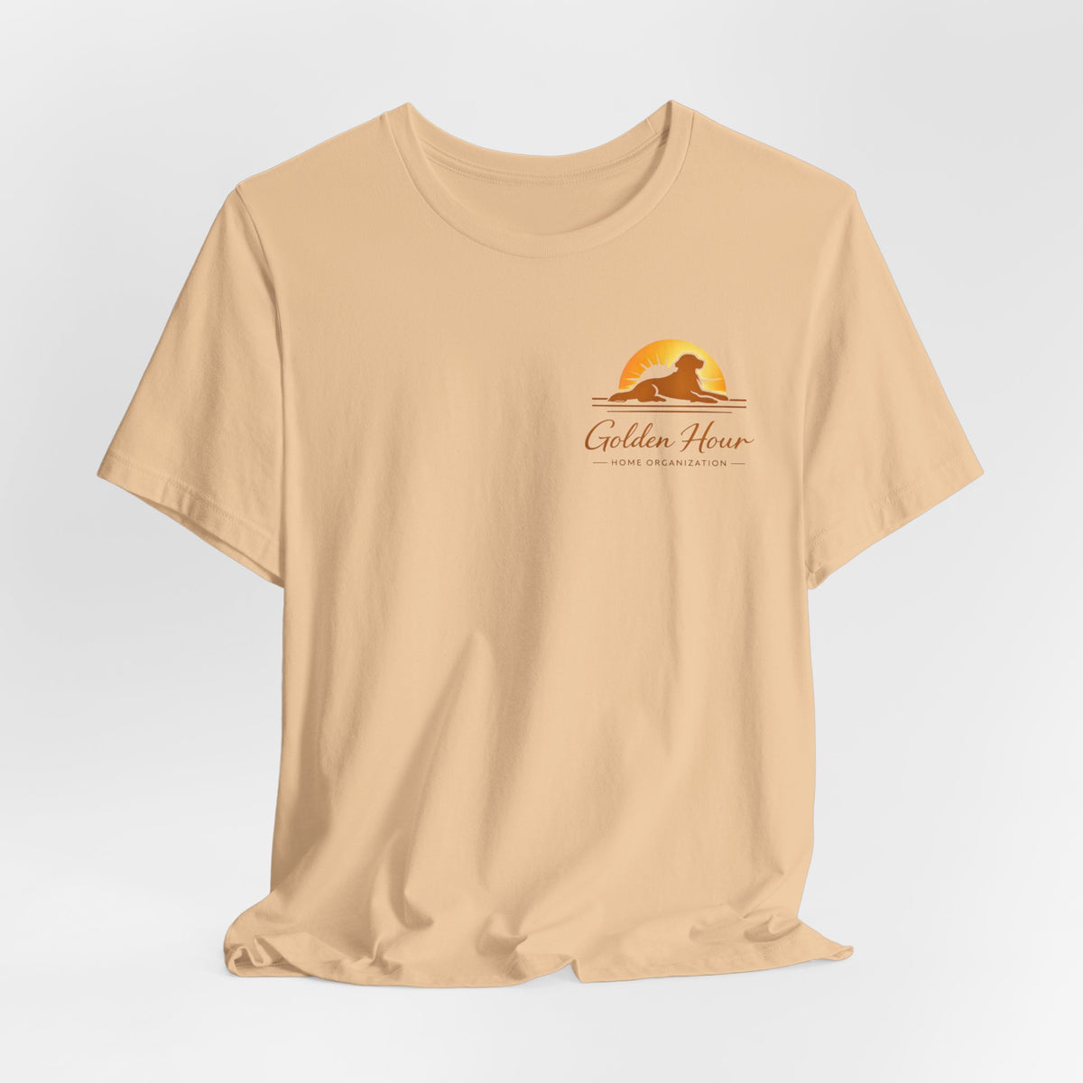 "Golden Hour Home Organization"Logo T-Shirt—  Personalized