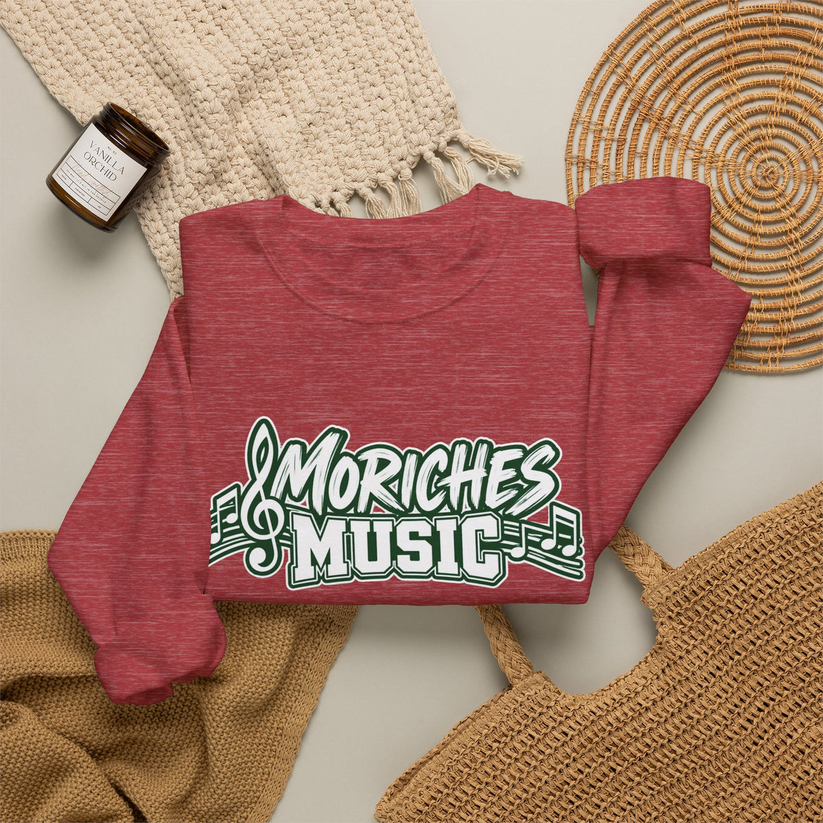 Moriches Music Sweatshirt — "Music Changes Lives One Child at a Time" Crewneck