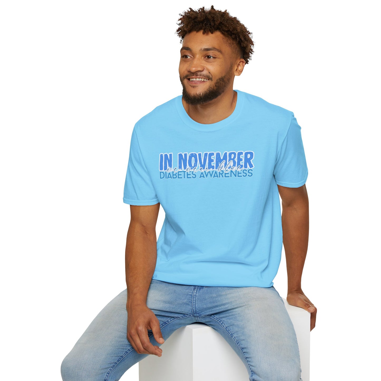 Diabetes Awareness- November- Unisex Softstyle T-Shirt