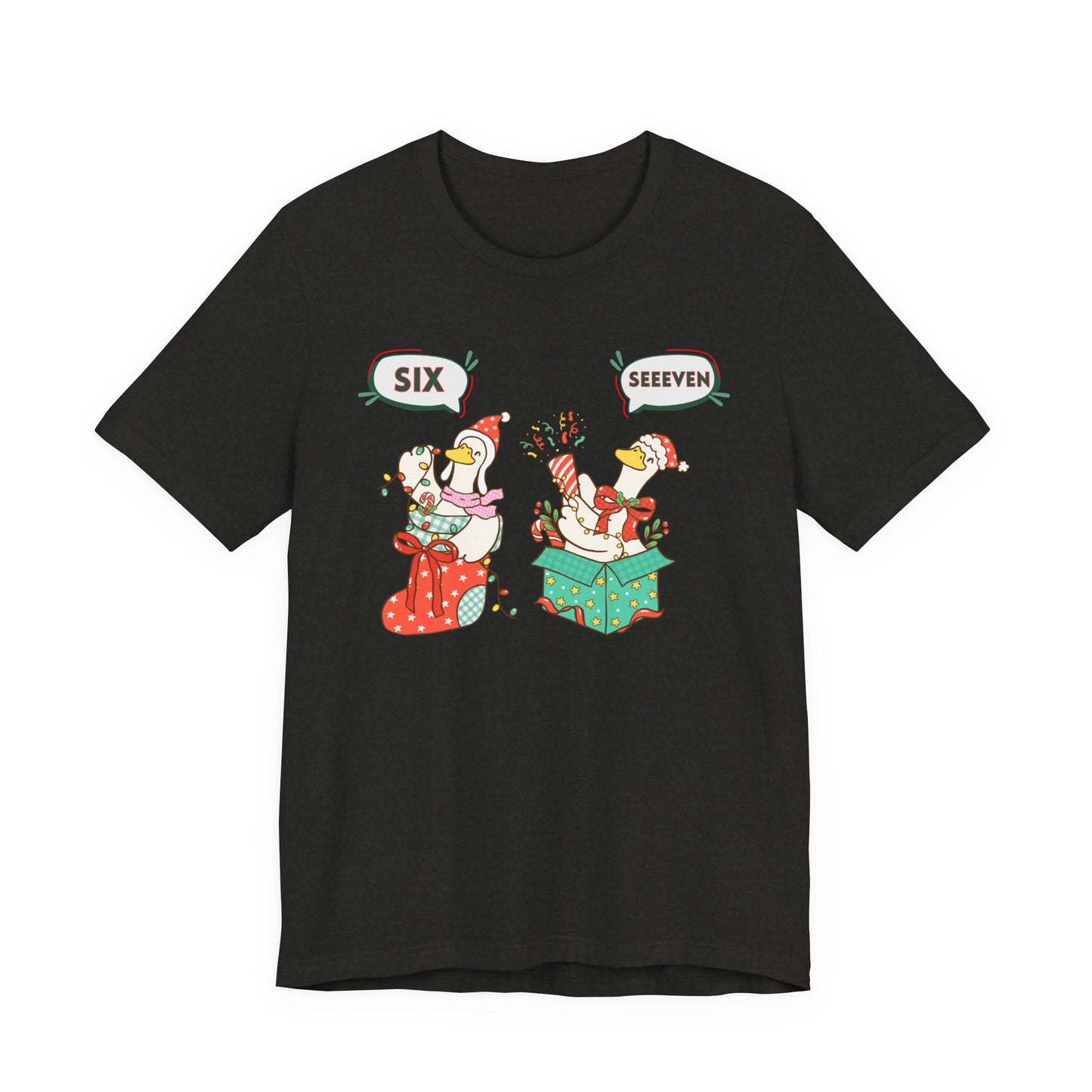 Festive Silly Goose 6-7— Christmas Unisex T‑Shirt