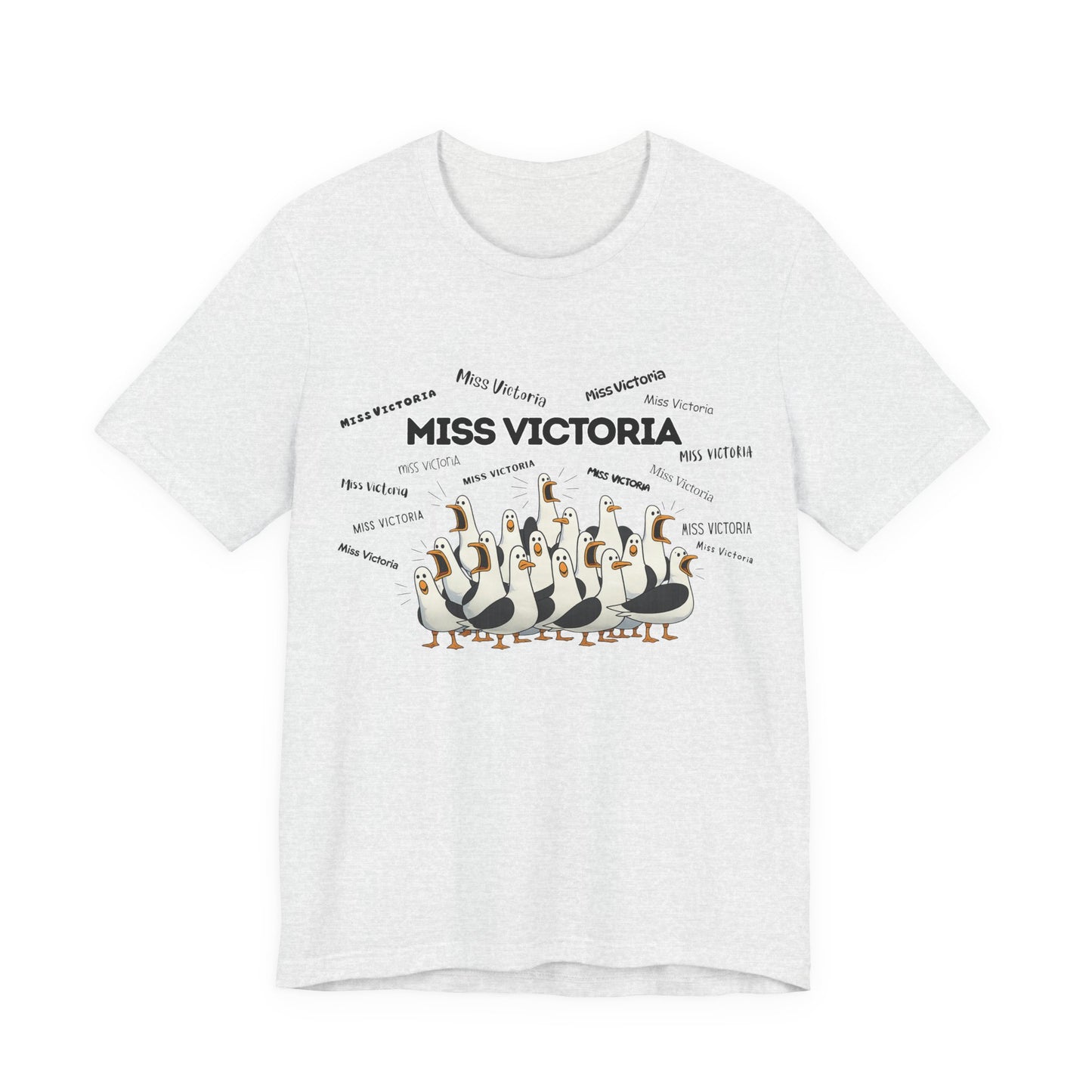 Miss Victoria- Penguin Choir T-Shirt — Funny Teacher Personalized Tee
