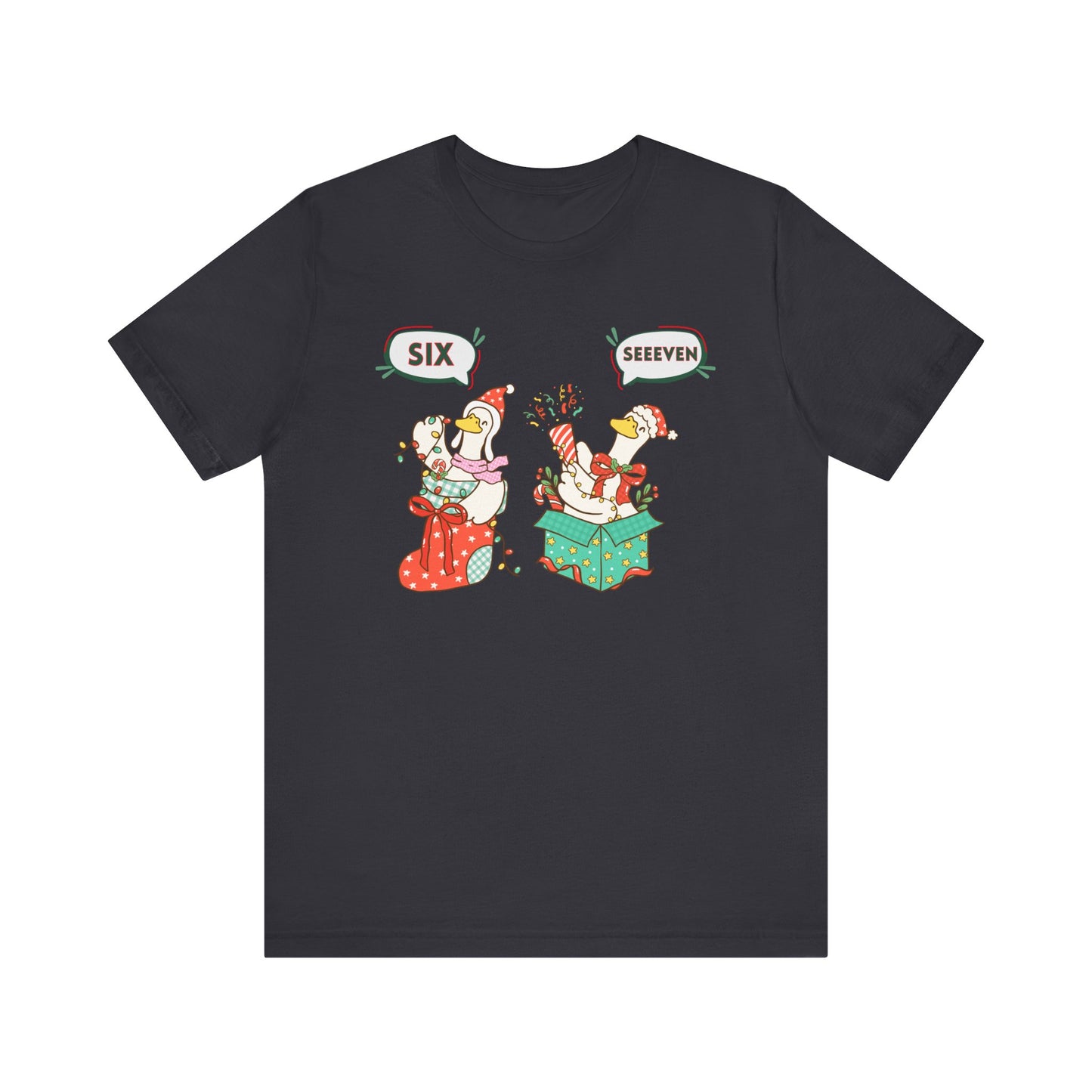 Festive Silly Goose 6-7— Christmas Unisex T‑Shirt