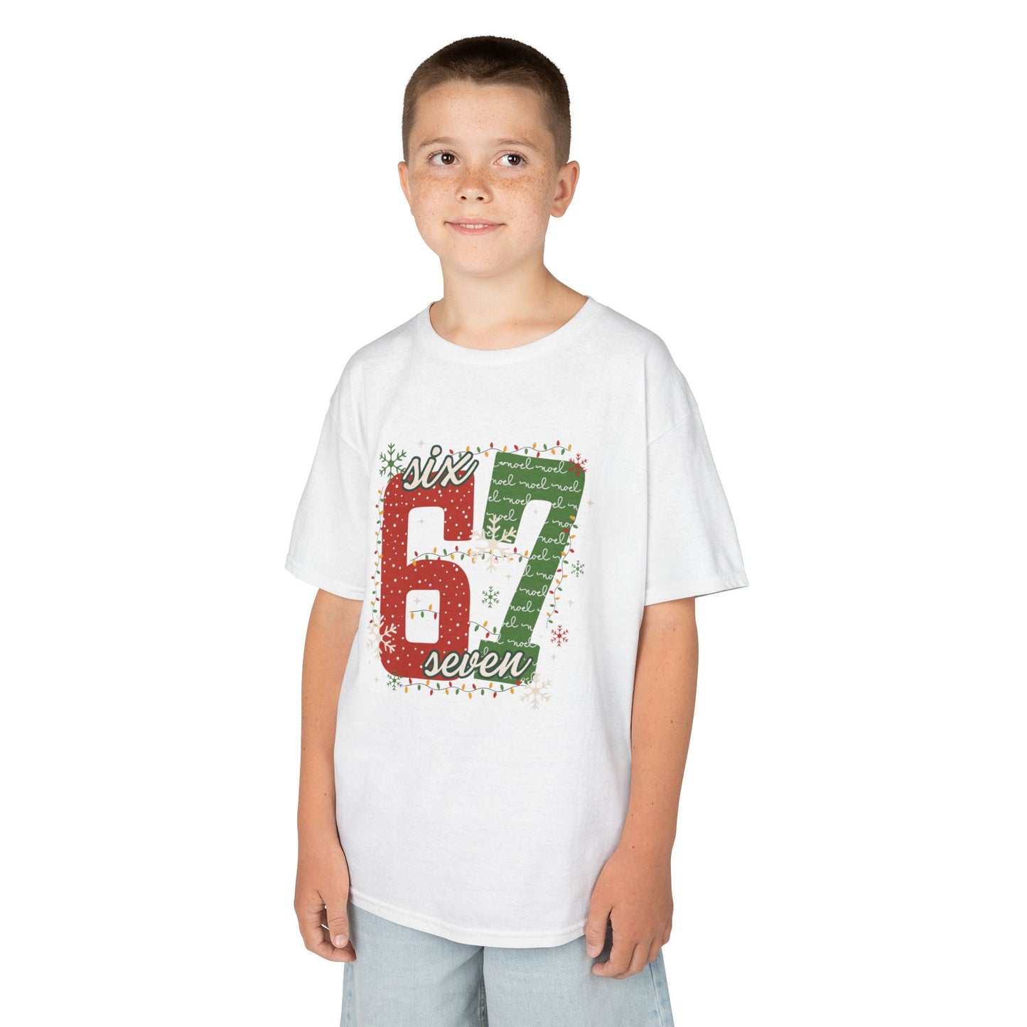Kids '67' Christmas Number Graphic Tee — Youth- Christmas