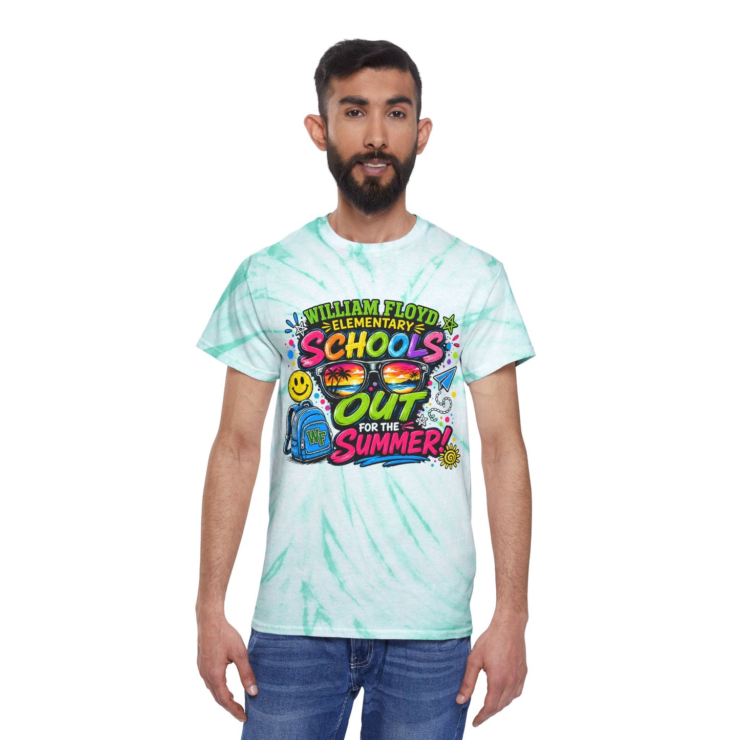 WFE Schools Out For Summer Tie-Dye Tee — “Officially Off Duty” Kids’ End-of-Year Shirt