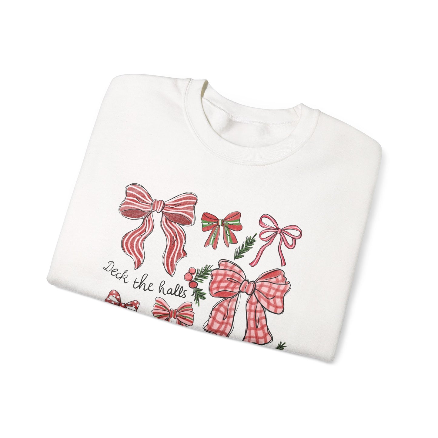 Holly Jolly Bows Christmas Crewneck