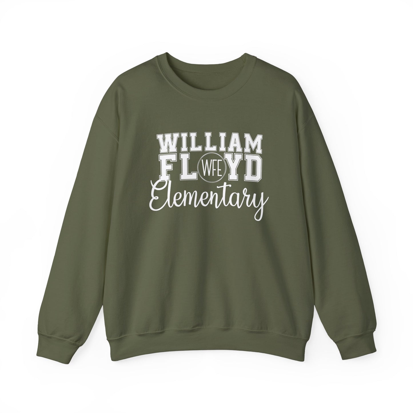 WFE Logo Crewneck Sweatshirt - William Floyd Elementary