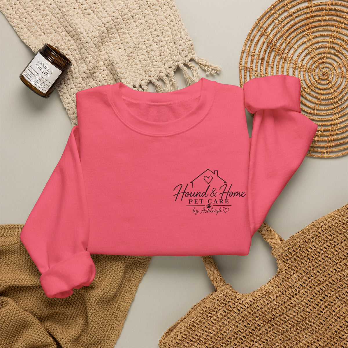 Hound + Home "Stay Pawsitive" —  Crewneck