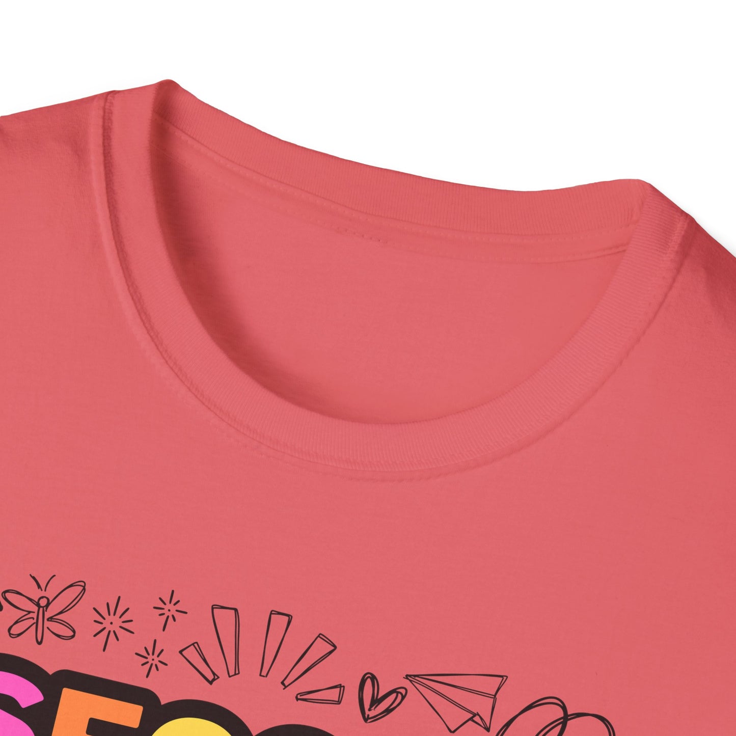 Dream Team- 2nd Grade- Unisex Softstyle T-Shirt- Teacher Life