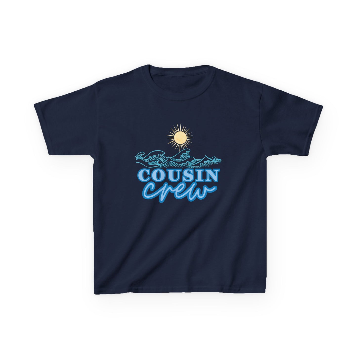 Cool Cousin Crew Kids Tee - Summer Fun, Family Gatherings, Beach Days, Mini Collection