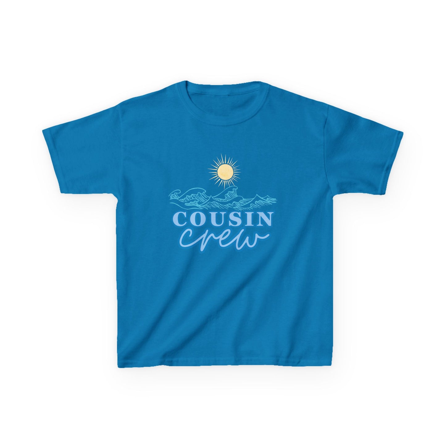 Cool Cousin Crew Kids Tee - Summer Fun, Family Gatherings, Beach Days, Mini Collection