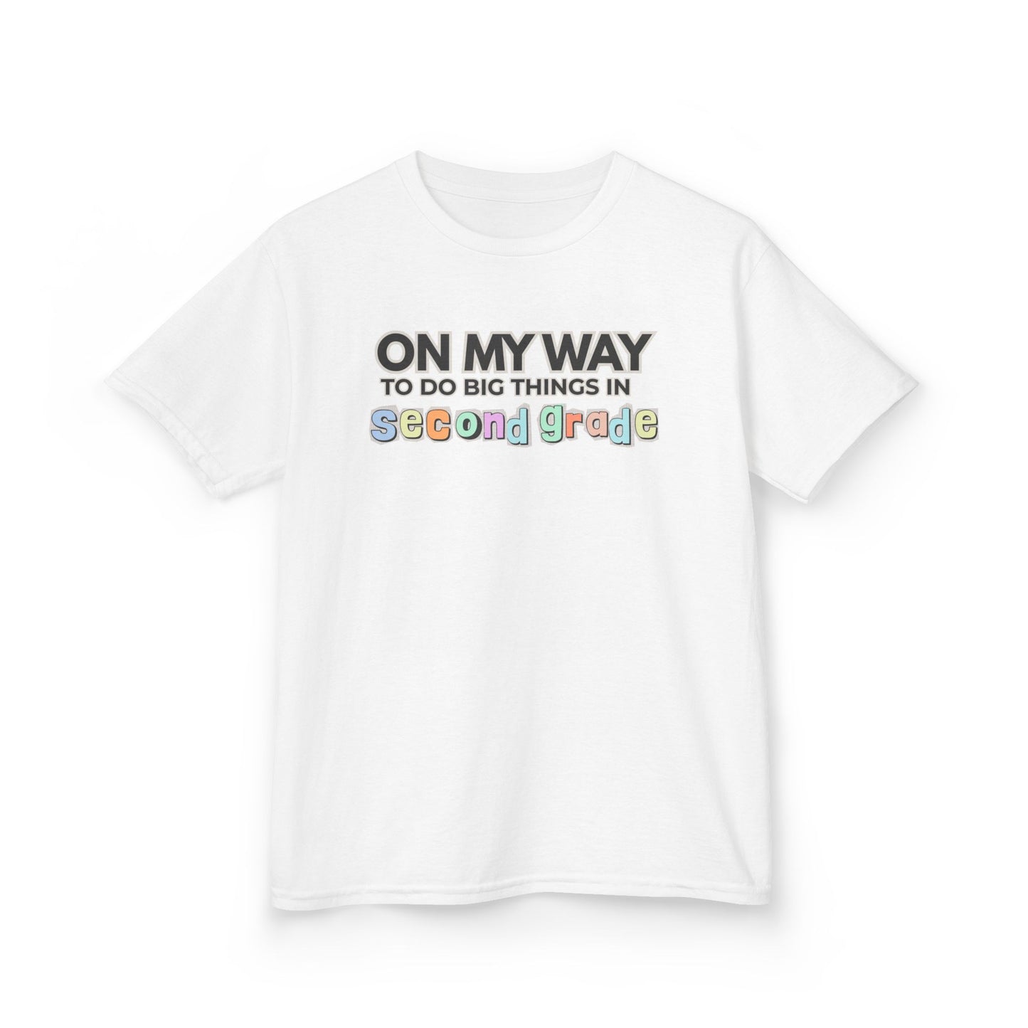 Big Things in 2nd Grade- Kids Back to School Shirt
