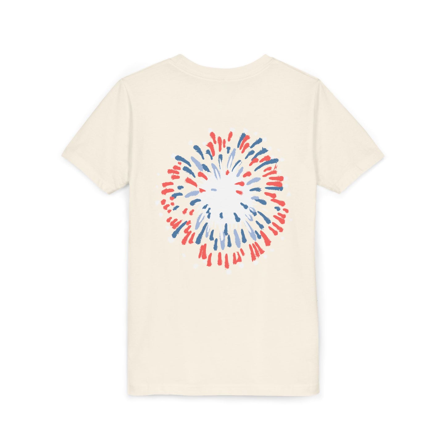 Patriotic Youth Tee for Girls, USA - Kids Short Sleeve Shirt, Holiday Mini