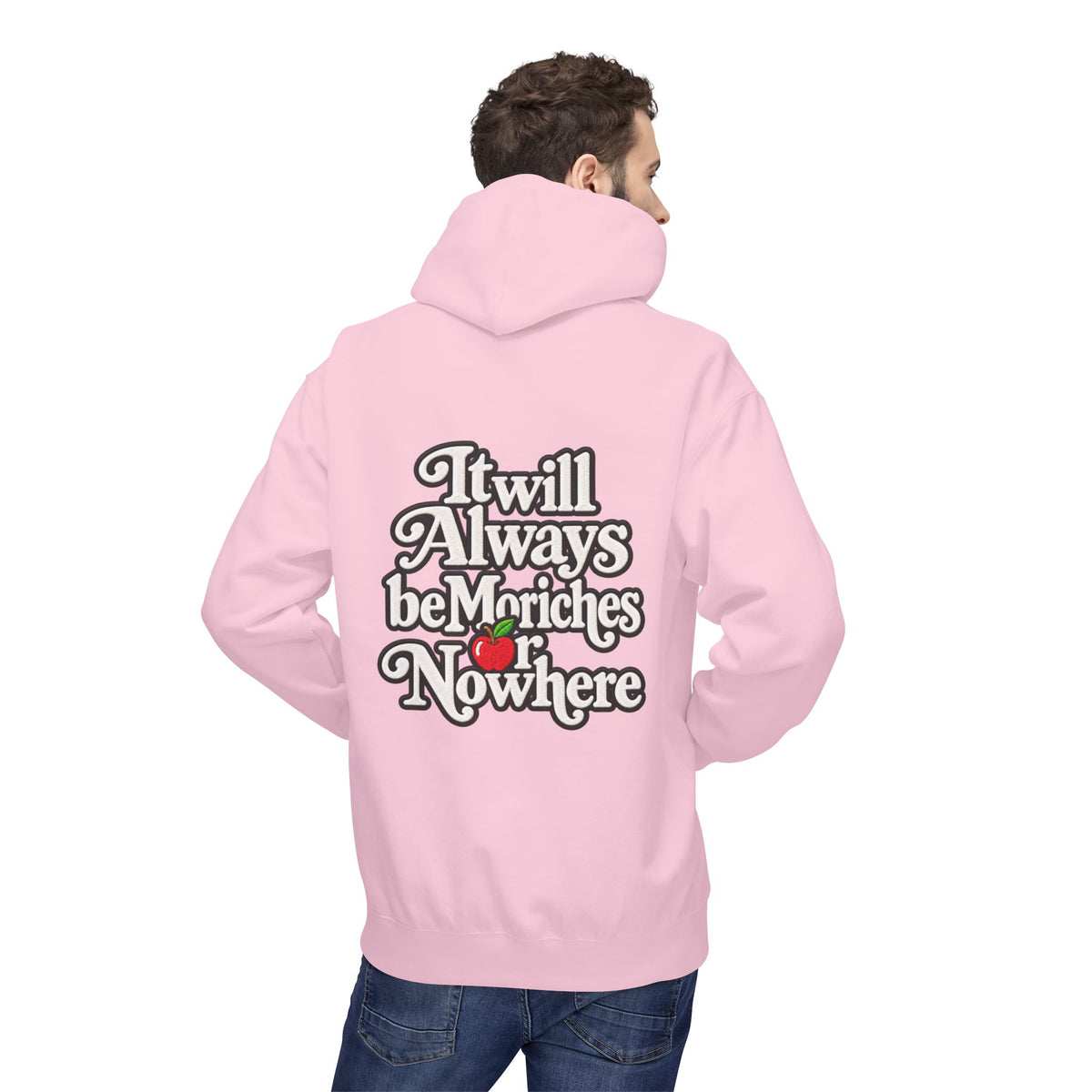 "MES or Nowhere" w/ apple- Moriches Hoodie