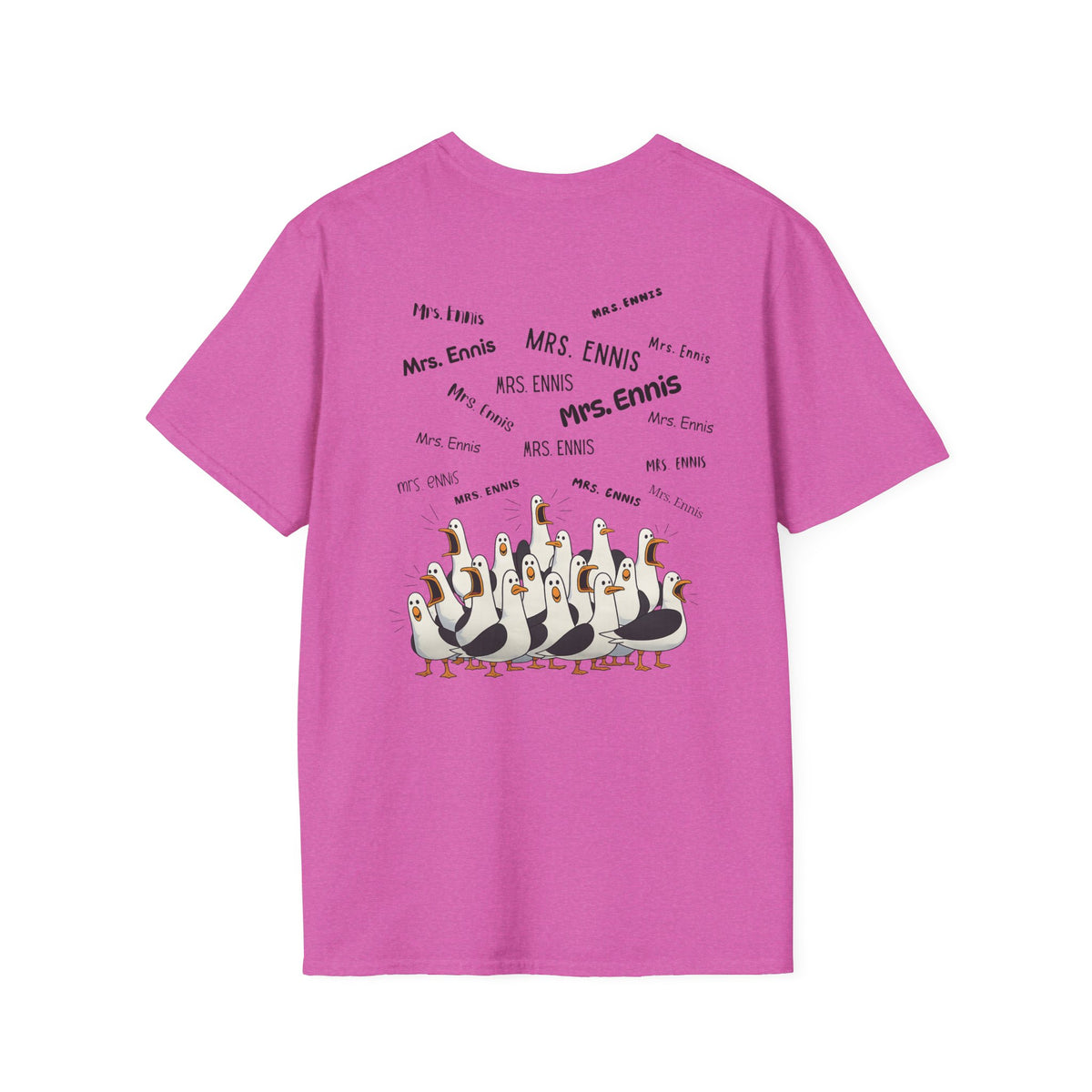 Mrs. Ennis- Seagull Crew Graphic T-Shirt — Personalized