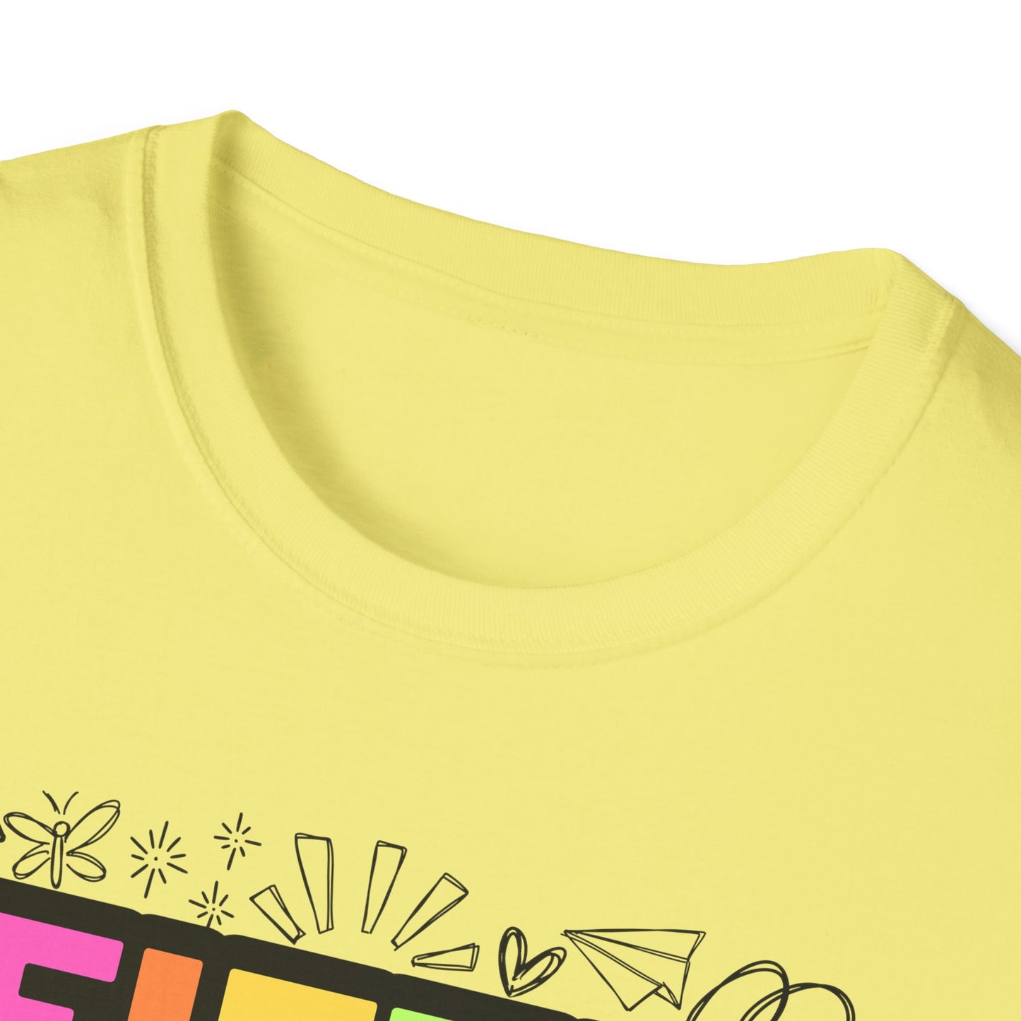 Dream Team- 5th Grade- Unisex Softstyle T-Shirt- Teacher Life