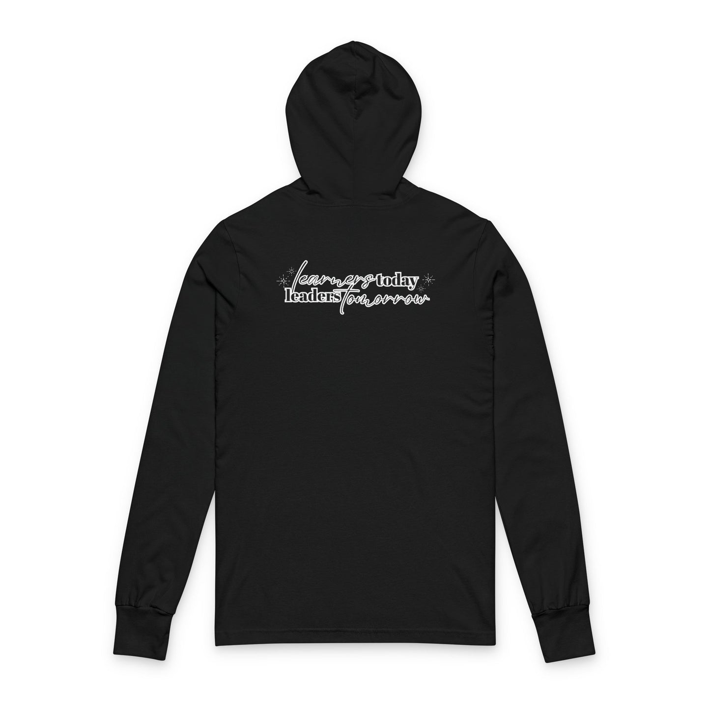 Woodhull Elementary School Unisex Hooded Long Sleeve Tee with Bows