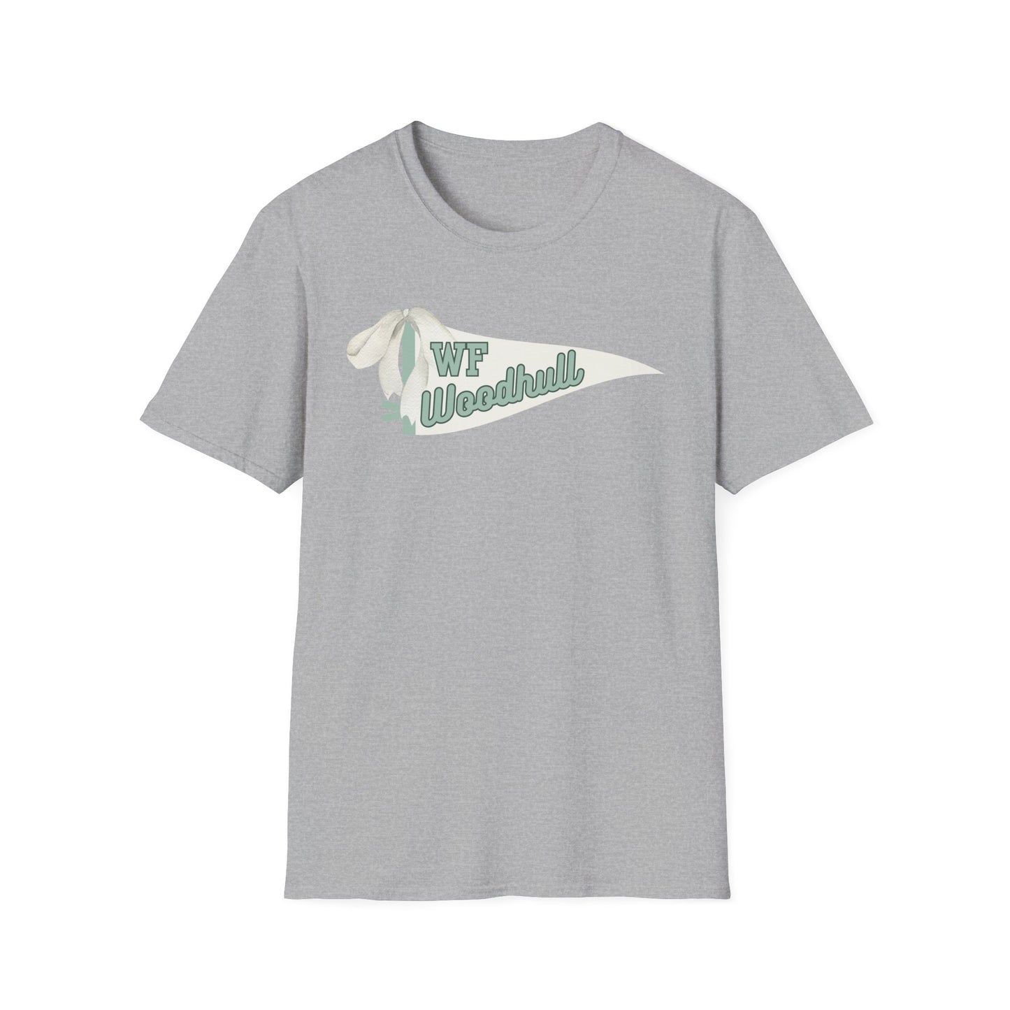 Woodhull Pennant Unisex Softstyle Graphic Tee with Vintage Design