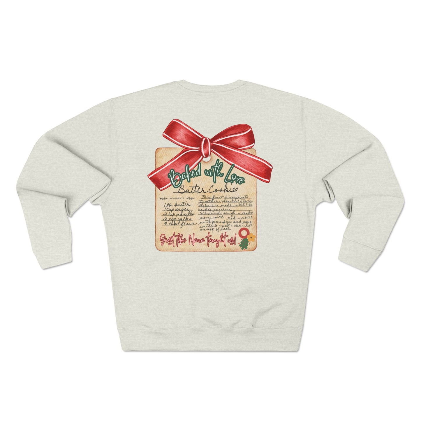 "Our Families Sweetest Tradition" Unisex Crewneck Sweatshirt- Personalized