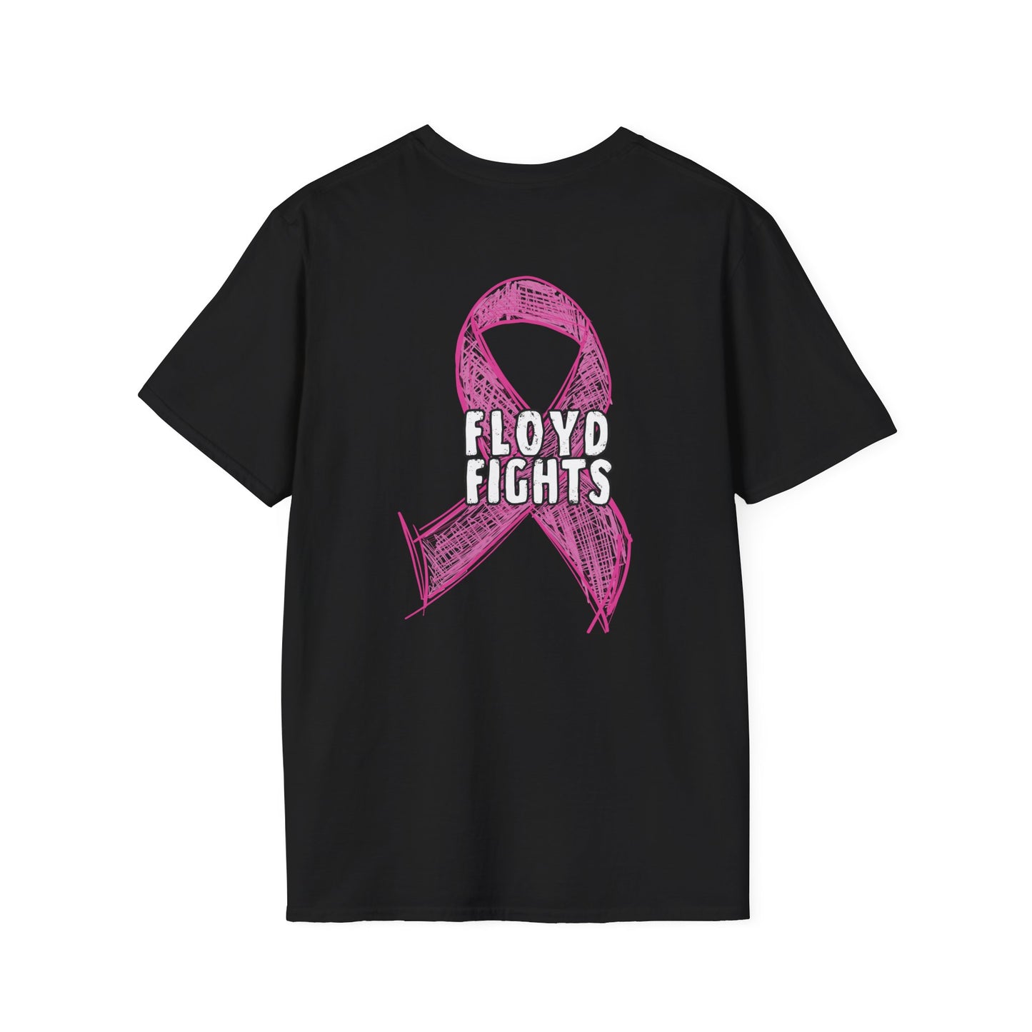 FLOYD FIGHTS Ribbon Breast Cancer Awareness T-Shirt | Softstyle Tee