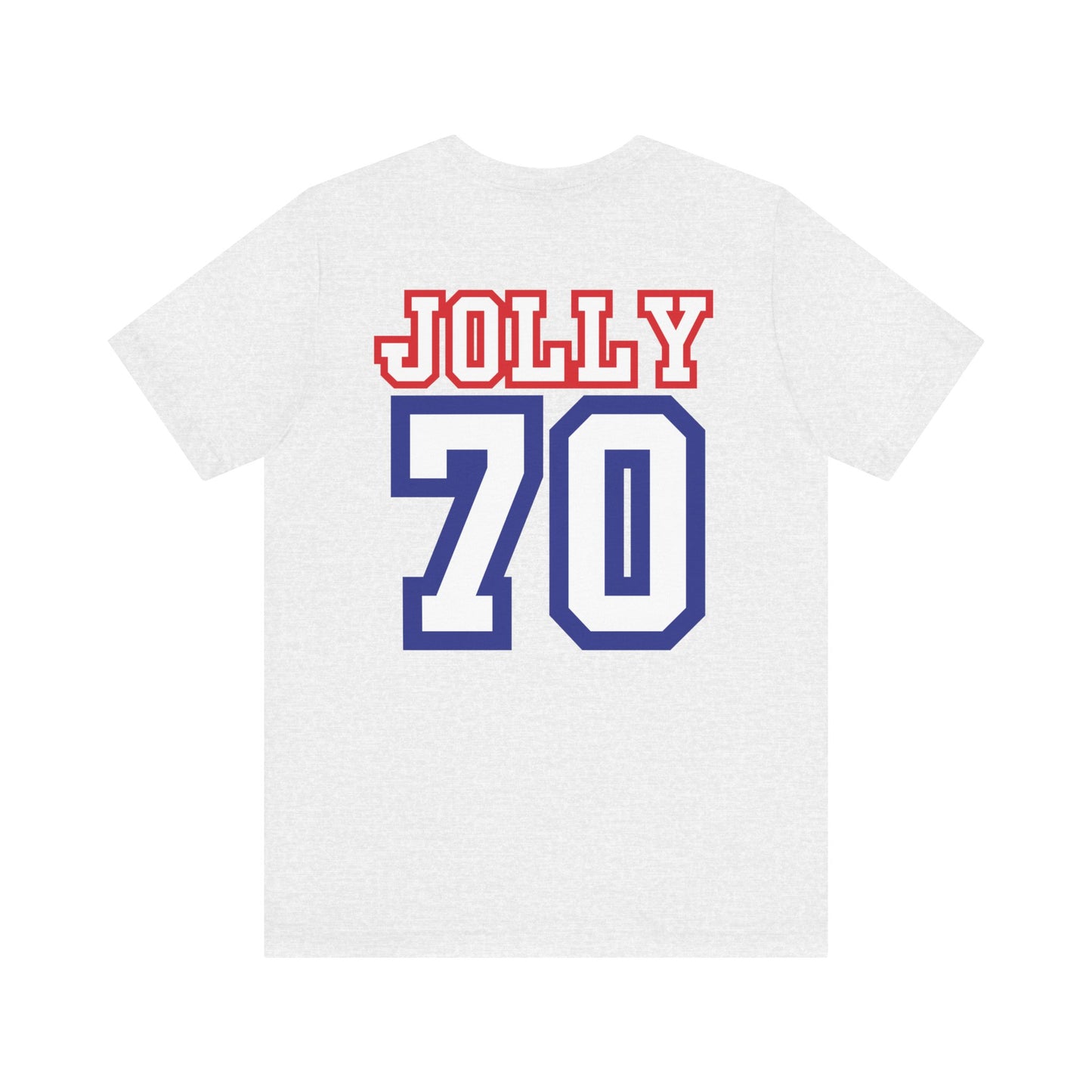 Custom- Jolly- Grandpa's Biggest Fans Unisex Short Sleeve Tee - Perfect for Father's Day Celebrations