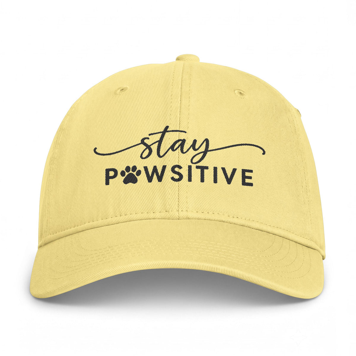 Stay Pawsitive "Hound + Home"- Embroidered Cap