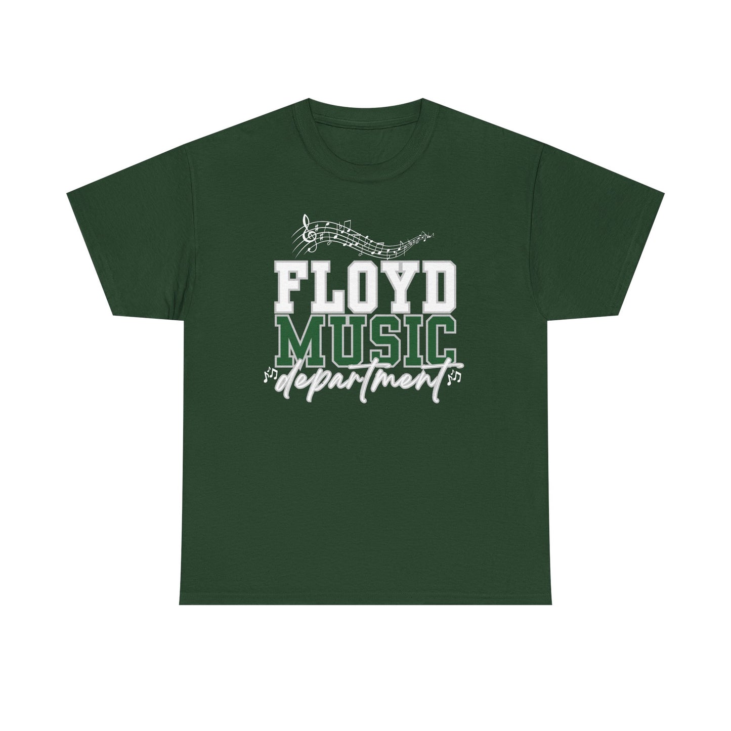 Floyd Music Heavy Cotton Tee - "Music is the Soundtrack of Your Life" Unisex T-Shirt- Floyd Strong