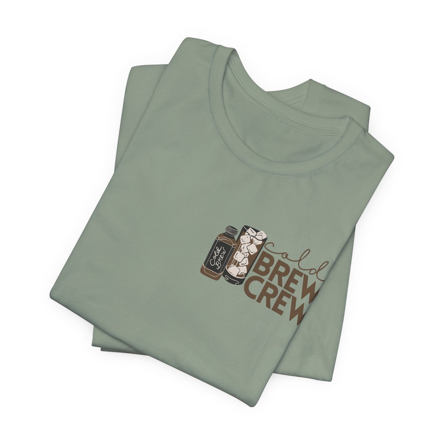 Cold Brew Coffee Lovers Tee, Unisex Jersey Shirt for Coffee Lovers
