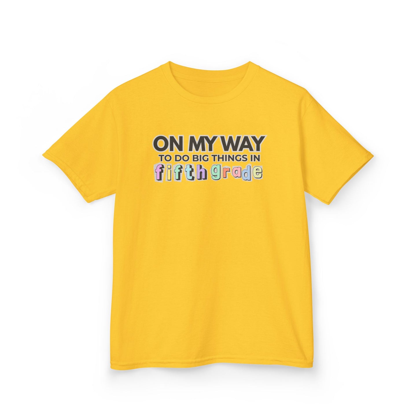 Big Things in 5th Grade- Kids Back to School Shirt