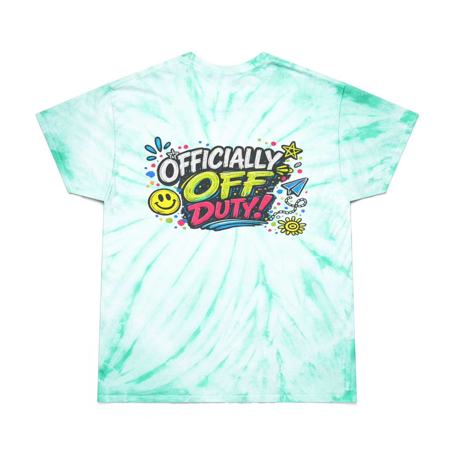 WFE Schools Out For Summer Tie-Dye Tee — “Officially Off Duty” Kids’ End-of-Year Shirt