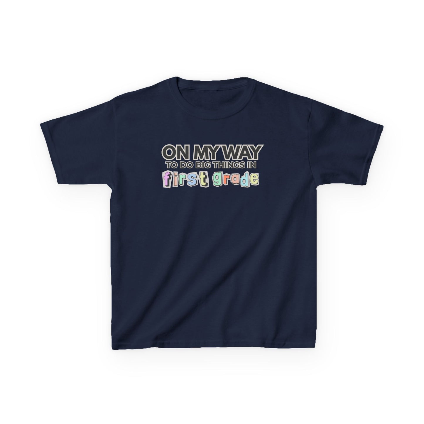 Big Things in 1st Grade- Kids Back to School Shirt