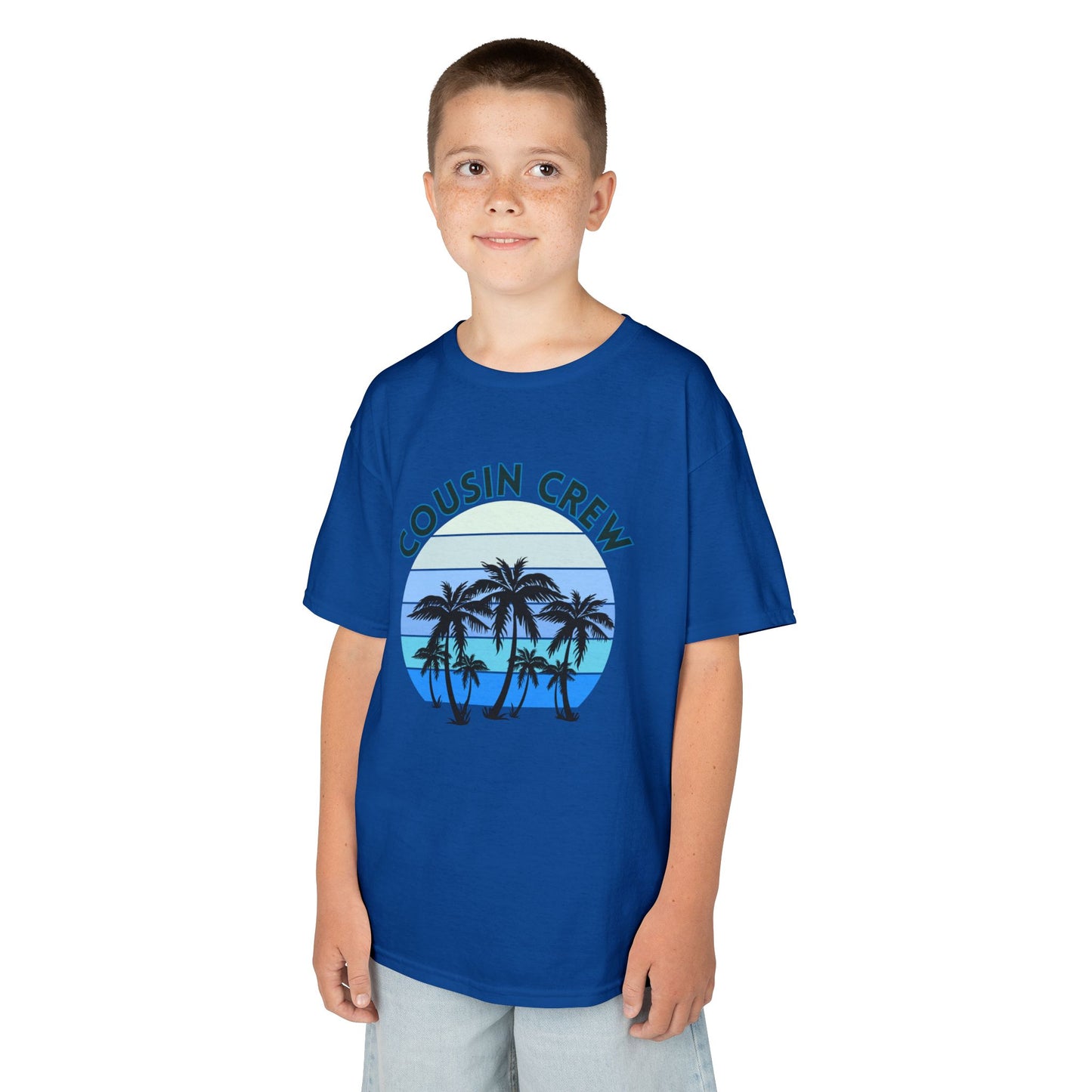 Cool Cousin Crew Kids Tee - Summer Fun, Family Gatherings, Beach Days, Mini Collection