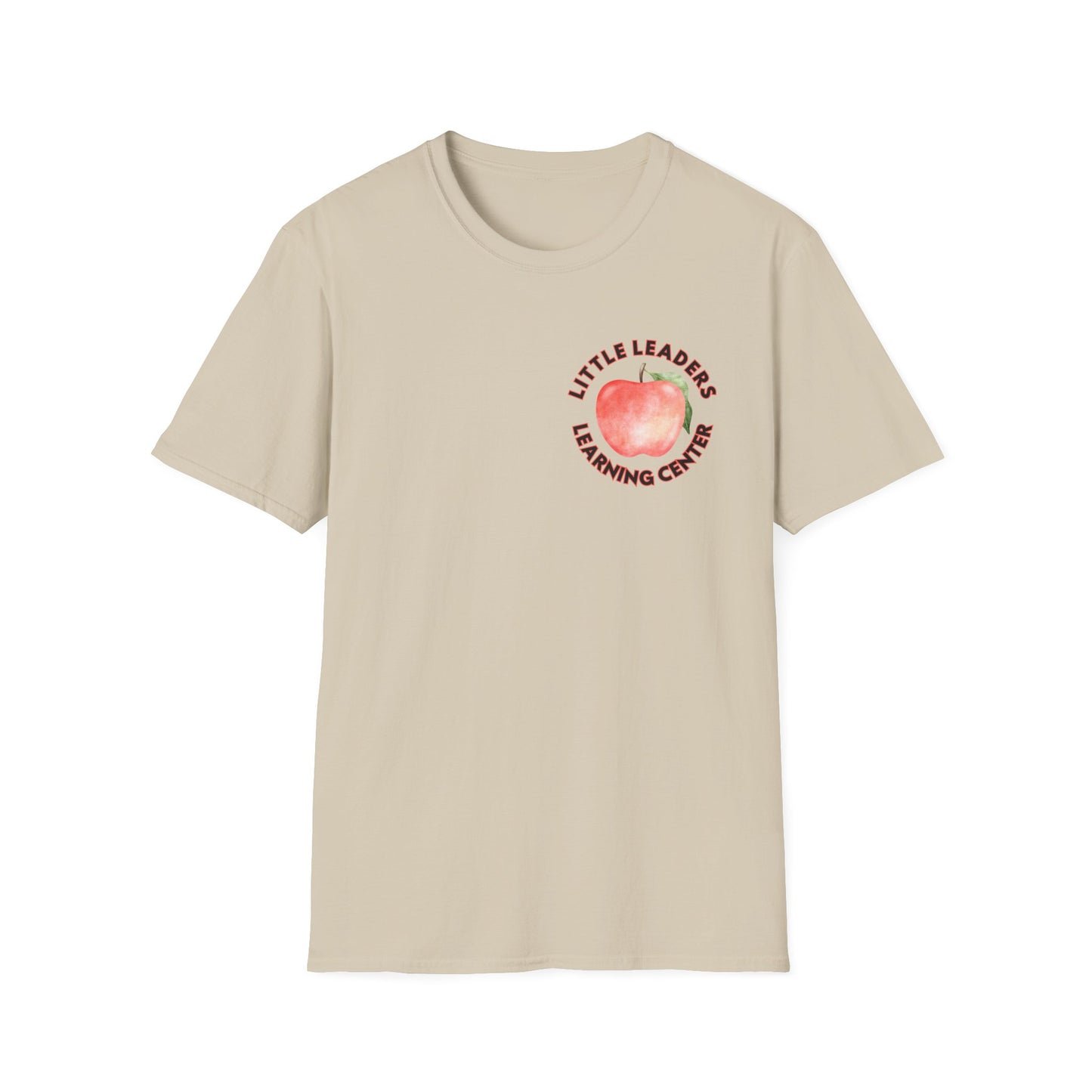 Little Leaders Teacher w/ Apple Design Unisex Softstyle T-Shirt