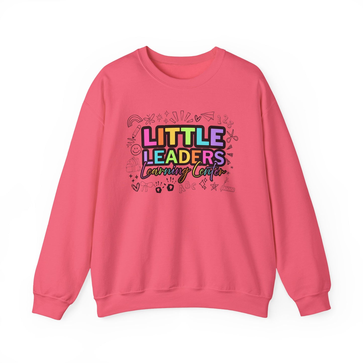 Little Leaders Doodle Colorful Crewneck Sweatshirt