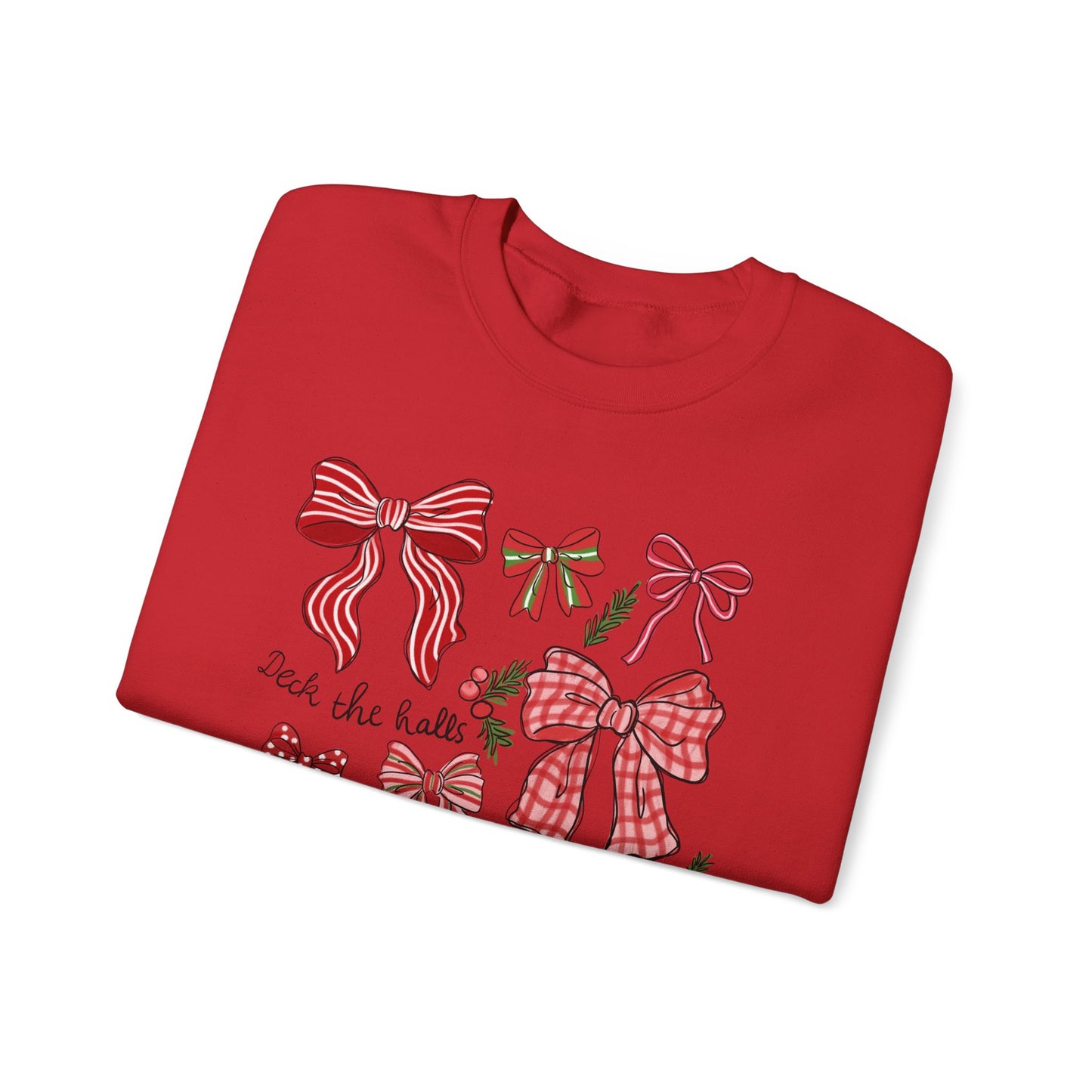 Holly Jolly Bows Christmas Crewneck