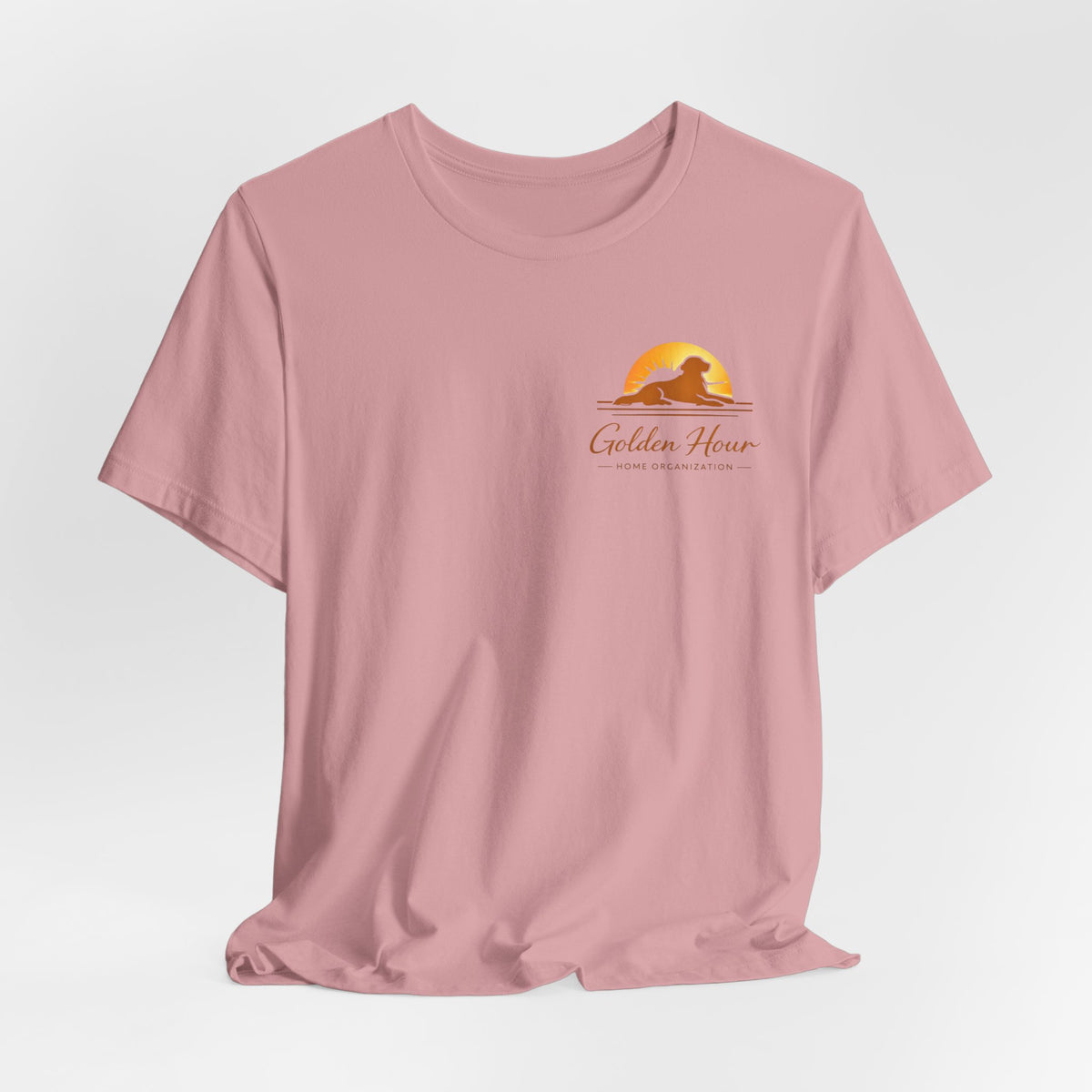 "Golden Hour Home Organization"Logo T-Shirt—  Personalized