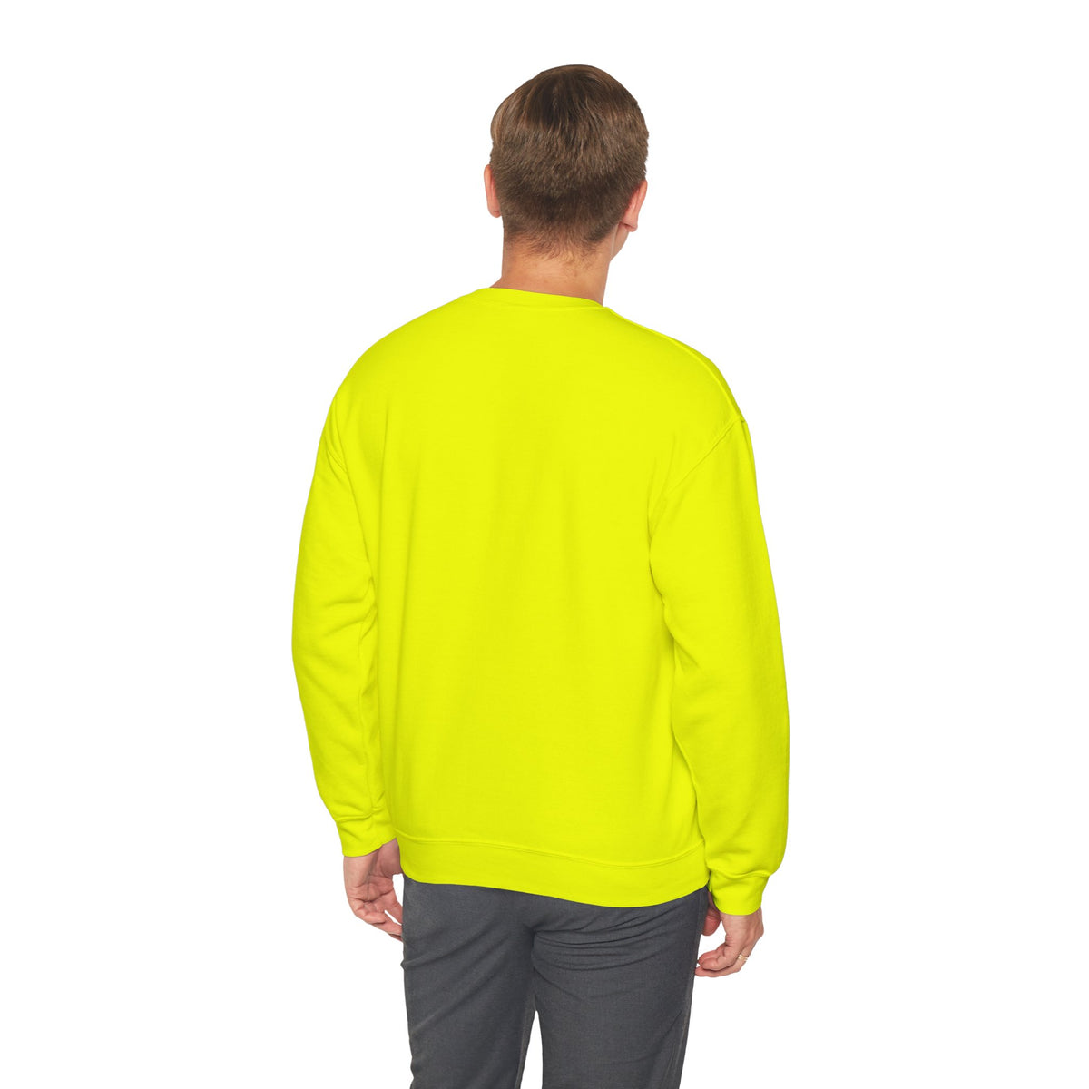 "WFE or Nowhere" w/ apple- LARGE FRONT Crewneck Sweatshirt