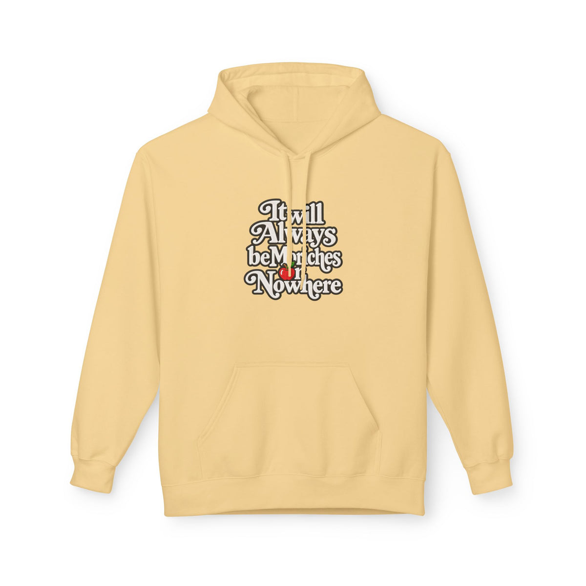 "MES or Nowhere" w/ apple- Moriches Hoodie