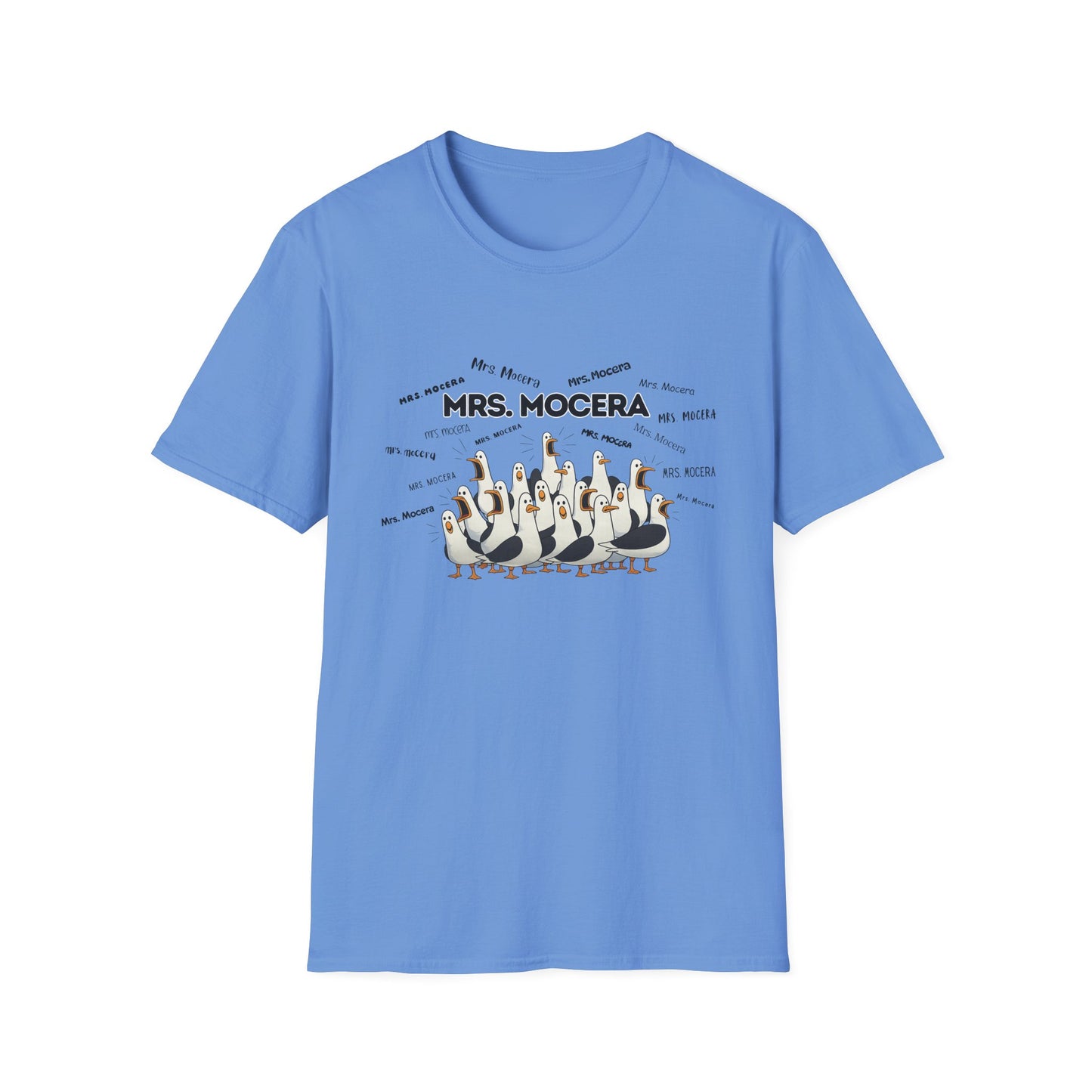Mrs. Mocera - Seagull Crew Graphic T-Shirt — Personalized