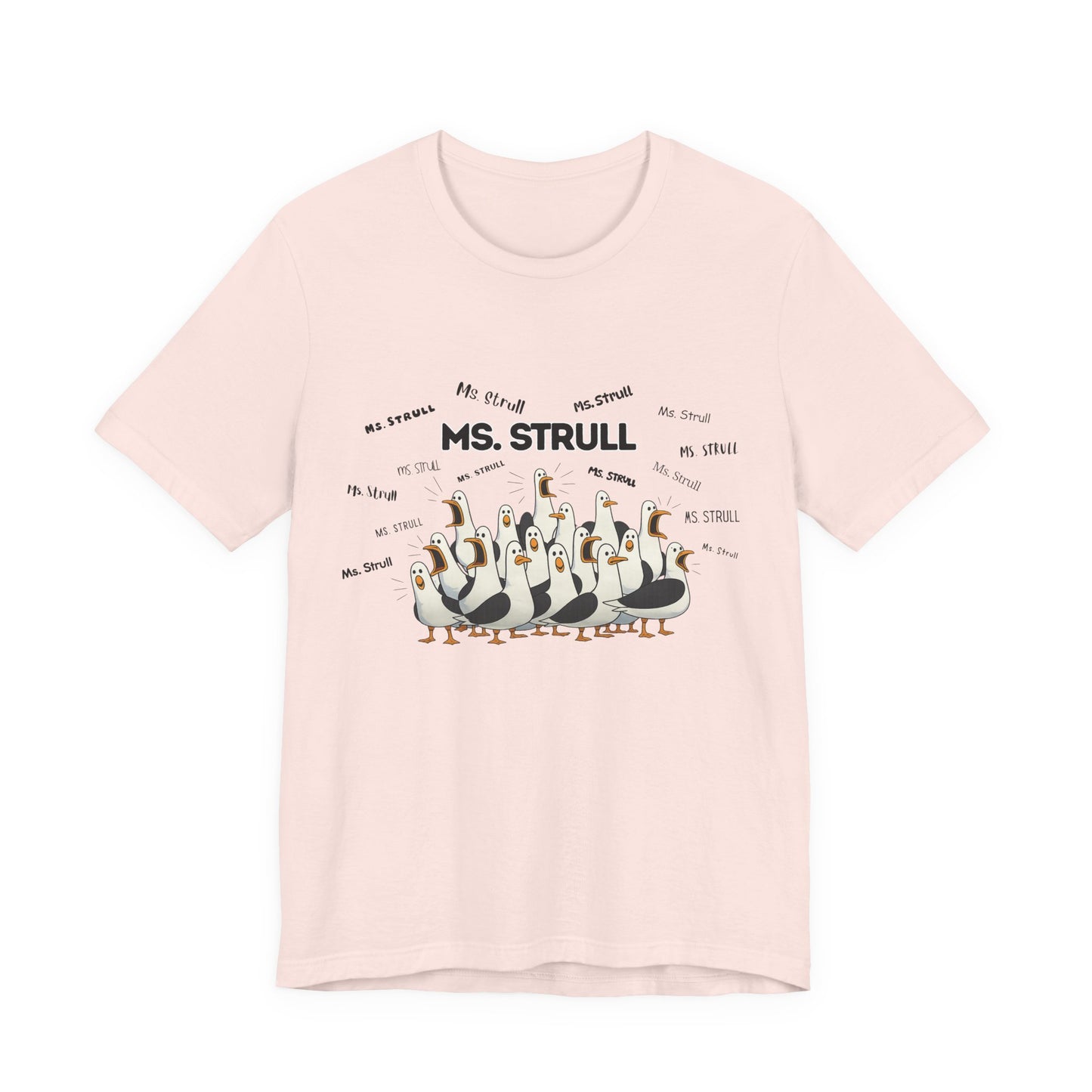 Mrs. Strull Penguin Choir T-Shirt — Funny Teacher Personalized Tee
