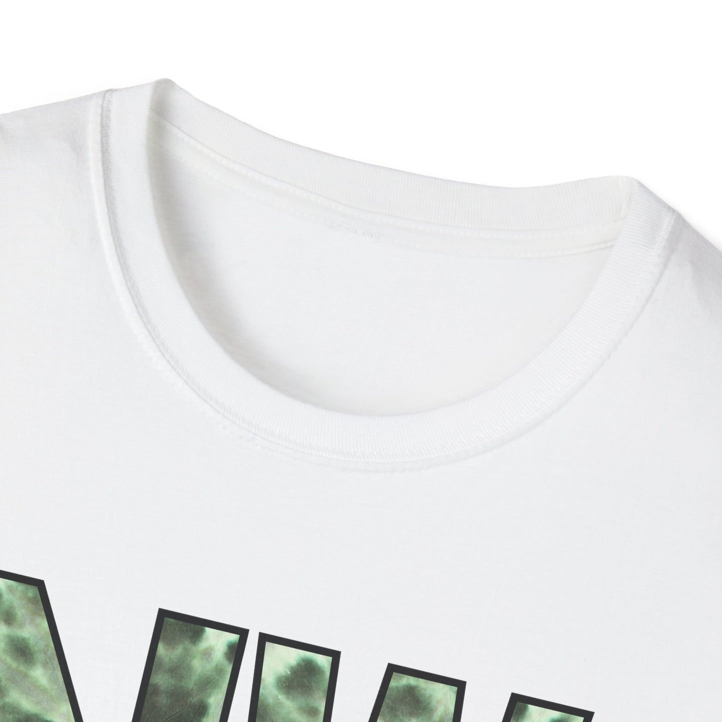 Tie Dye Woodhull Stylish Unisex Softstyle T-Shirt with Woodhull Elementary Design