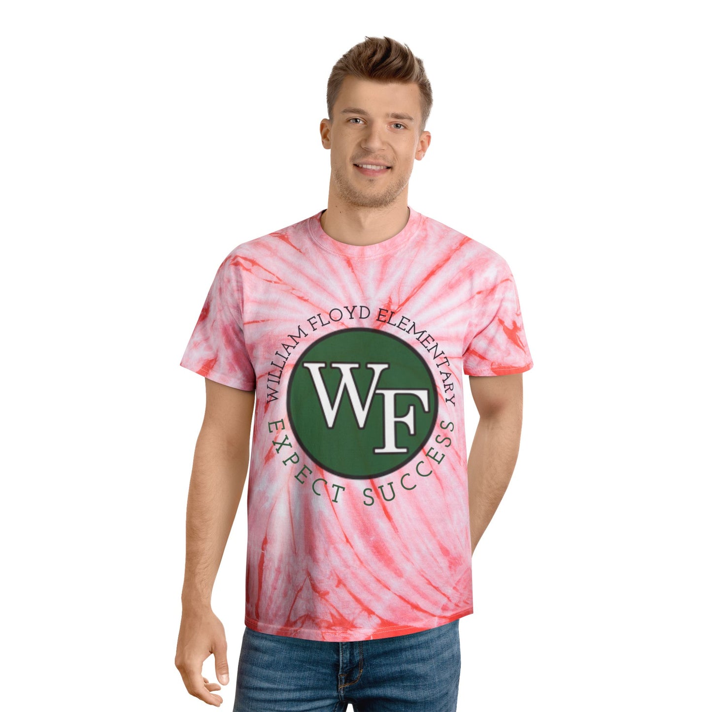 WFE Tie-Dye Tee, Fun Summer Shirt, Unique Gift, Vibrant Cyclone Style