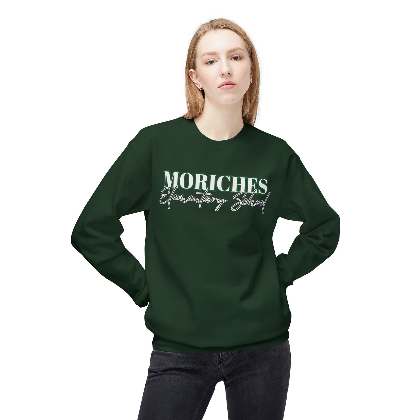 Moriches Elementary School Fleece Crewneck Sweatshirt - Floyd Strong Edition