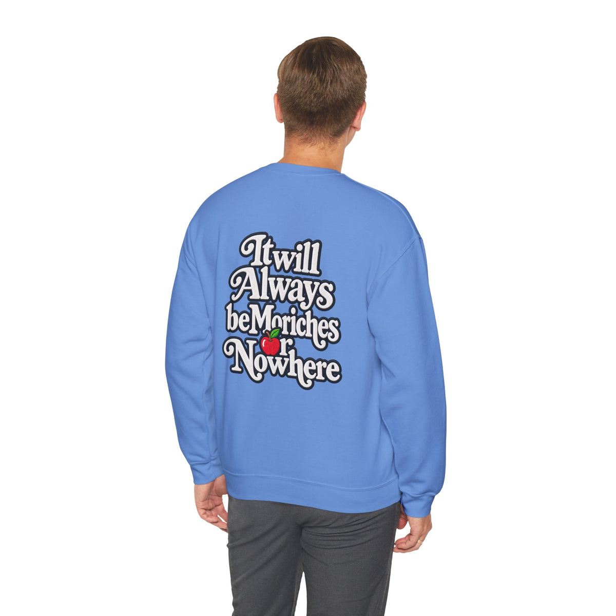 "MES or Nowhere w/ School Things" - Moriches Crewneck Sweatshirt