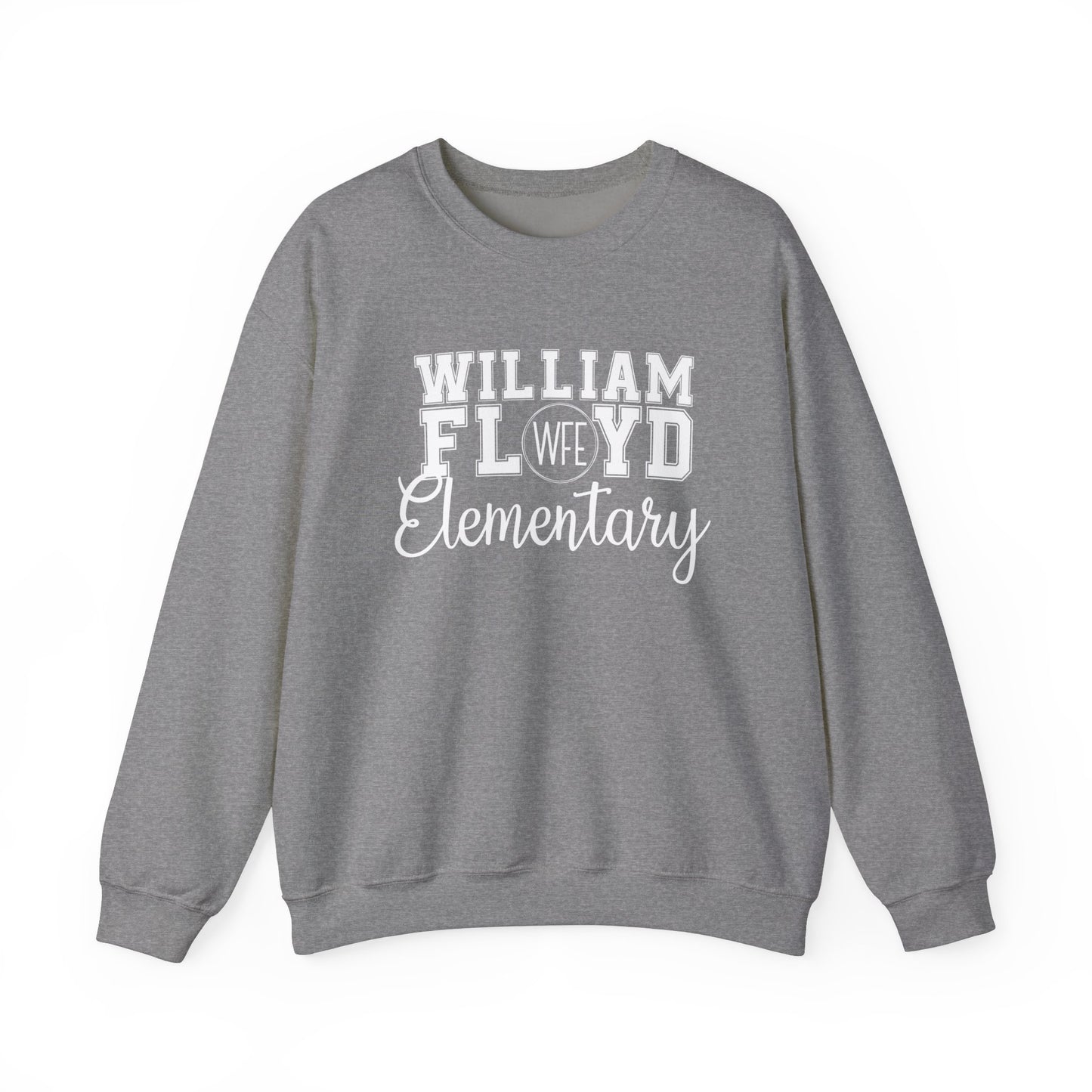 WFE Logo Crewneck Sweatshirt - William Floyd Elementary