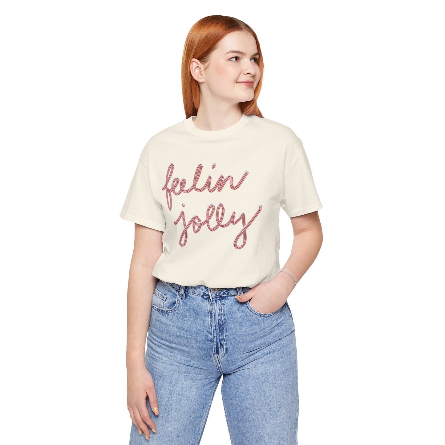Feelin' Jolly— Christmas Unisex T‑Shirt