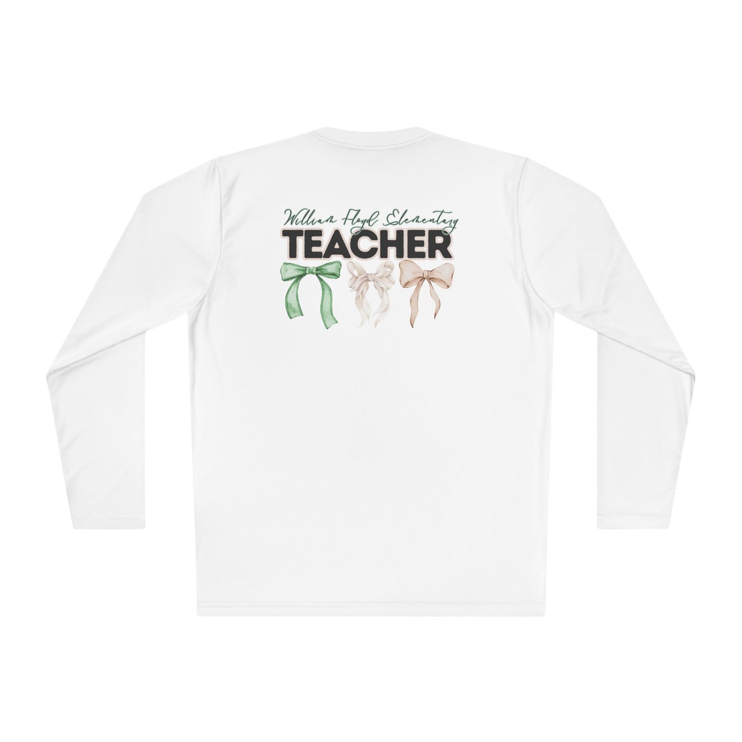 WFE Teacher Bow Long Sleeve Tee
